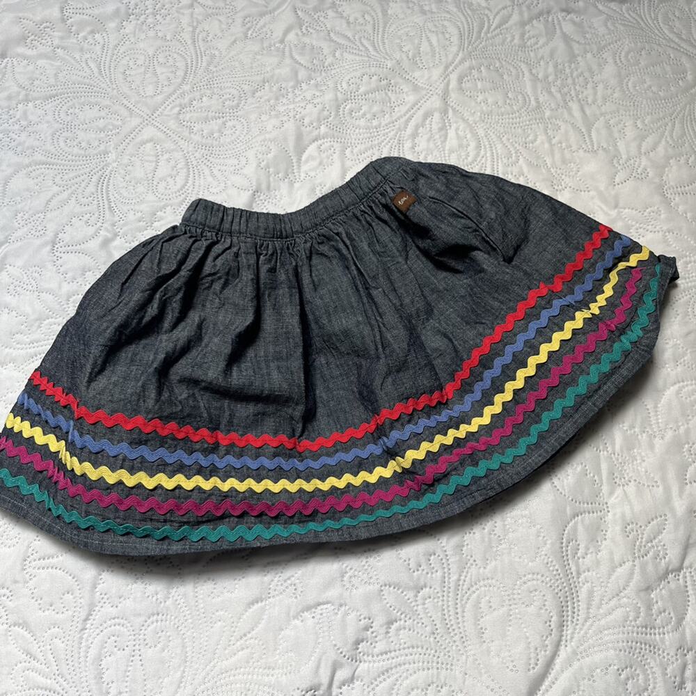 Tea Collection Ric Rac Twirl Skirt Size 4 - Picture 4 of 6
